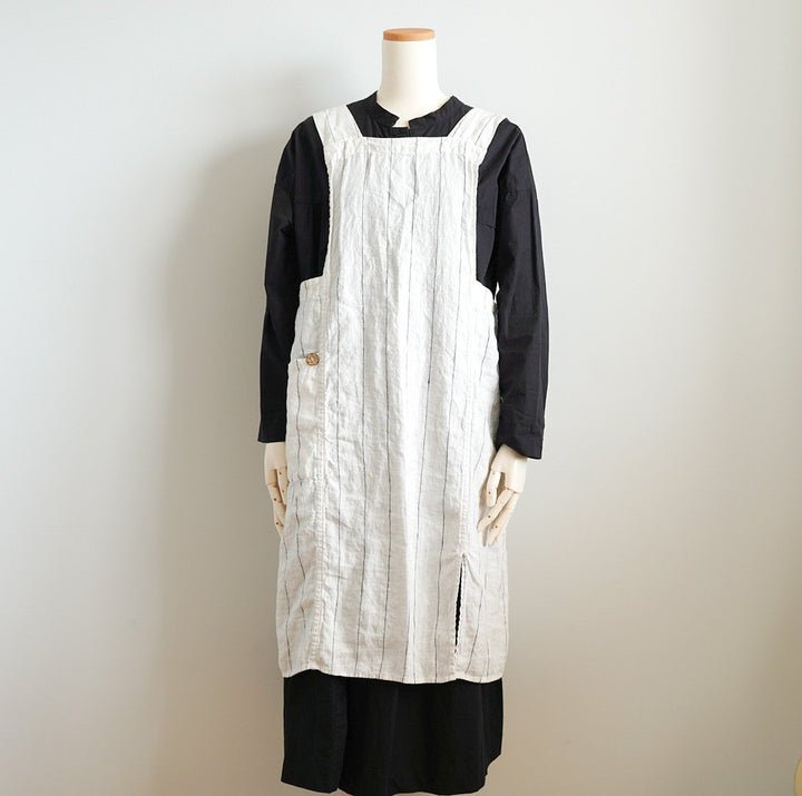 【Lino e Lina】リーノ・エ・リーナ リネンフルエプロン アニタ - エプロン・ミトン - ハナトツキ interior zakka&flower