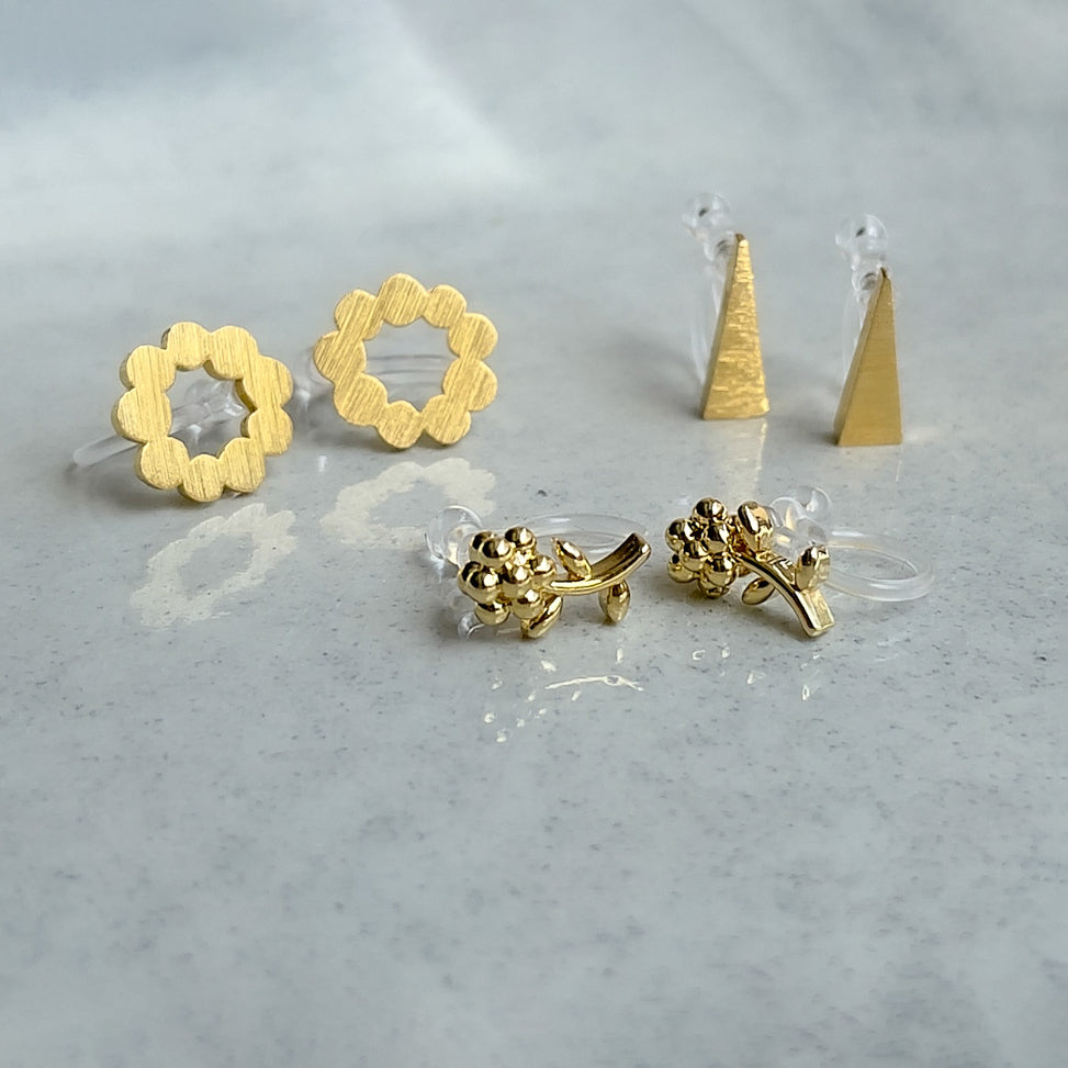 リース ピアス／ノンホールピアス
