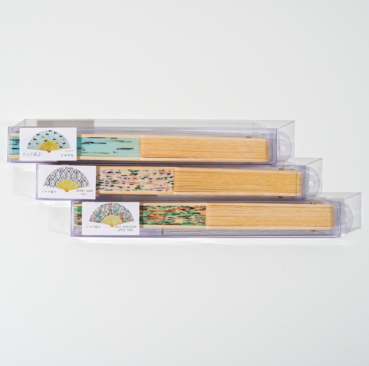 【cozyca products】シルク扇子 - ステーショナリー - ハナトツキ interior zakka&flower